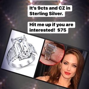 COPY - Angelina Jolie Brad Pitt Engagement Ring Replica